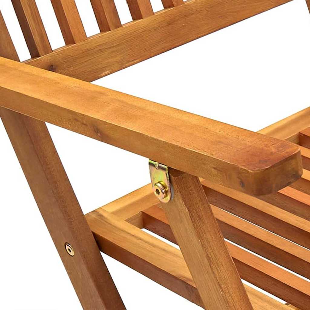 5-tlg. Garten-Essgruppe Klappbar Akazie Massivholz