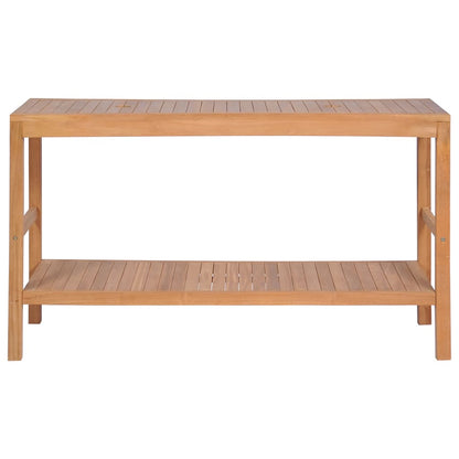 vidaXL Waschtischunterschrank Massivholz Teak 132x45x75 cm