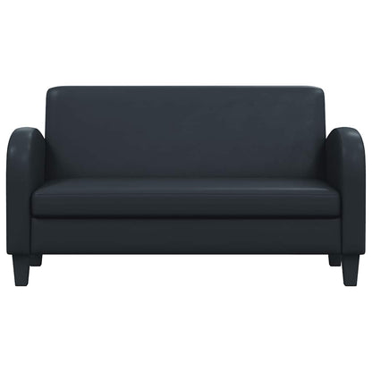 vidaXL 2-tlg. Sofa-Set Kunstleder Schwarz