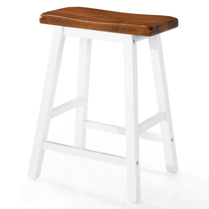 vidaXL Bartisch- und Hocker-Set 5-tlg. Massivholz