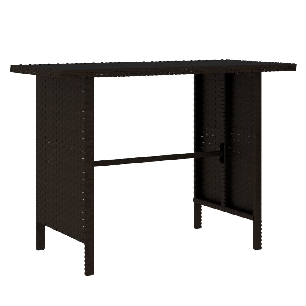vidaXL 4-tlg. Garten-Lounge-Set Poly Rattan Braun