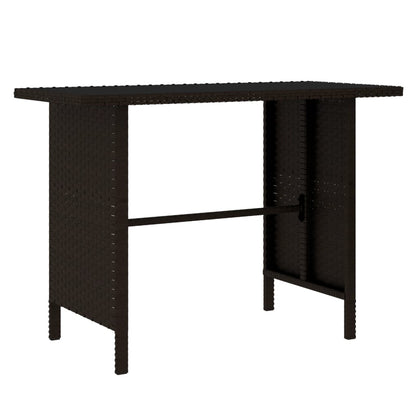 vidaXL 4-tlg. Garten-Lounge-Set Poly Rattan Braun