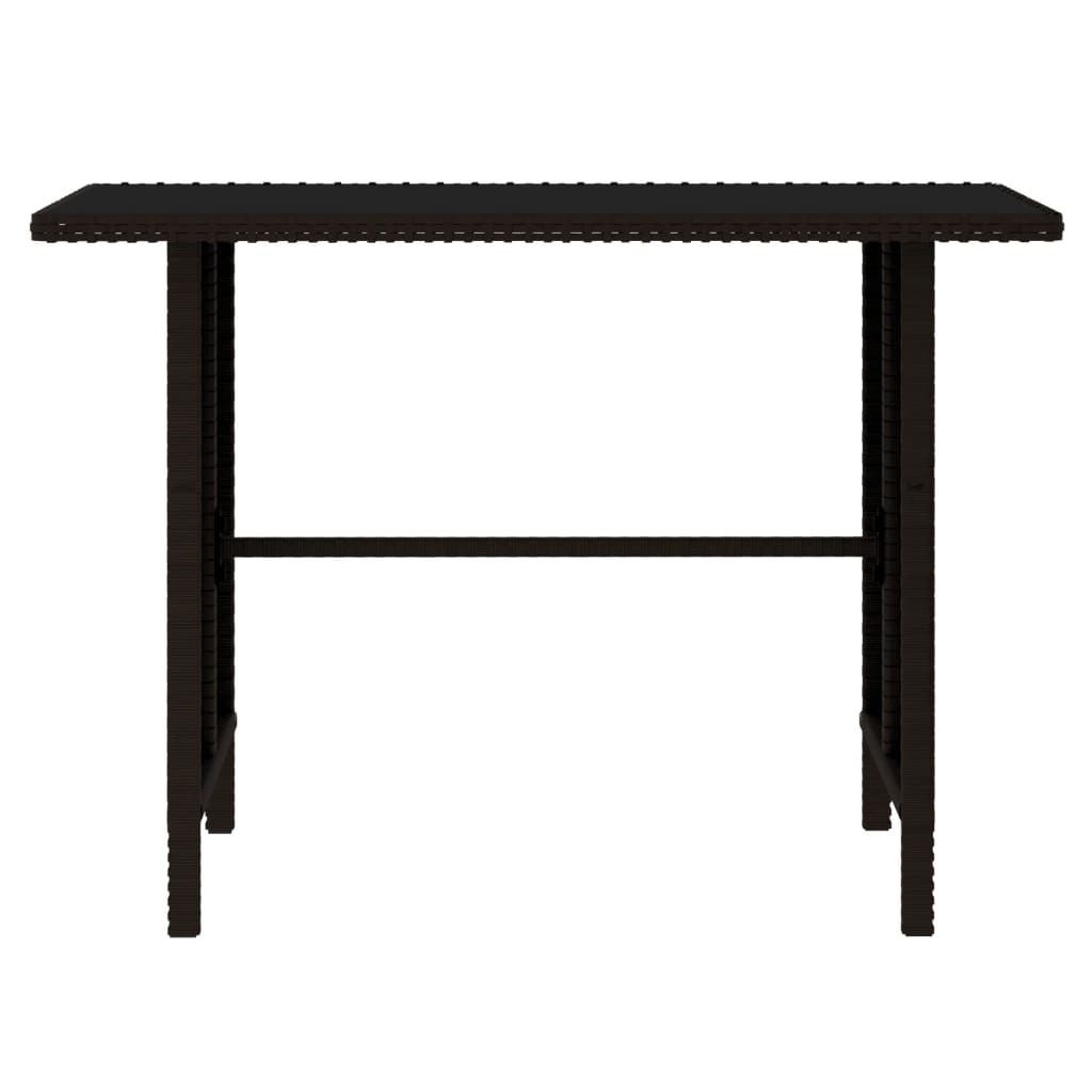 vidaXL 4-tlg. Garten-Lounge-Set Poly Rattan Braun
