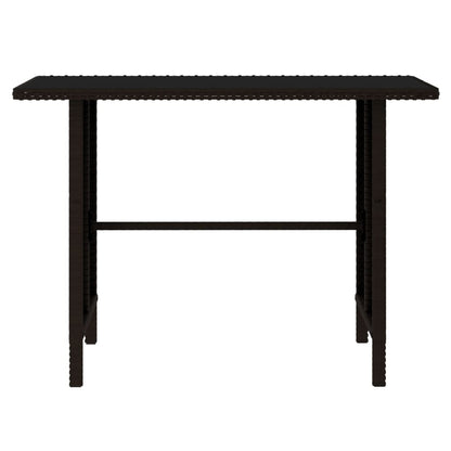 vidaXL 4-tlg. Garten-Lounge-Set Poly Rattan Braun