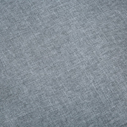 vidaXL 2-Sitzer-Sofa Stoff Hellgrau