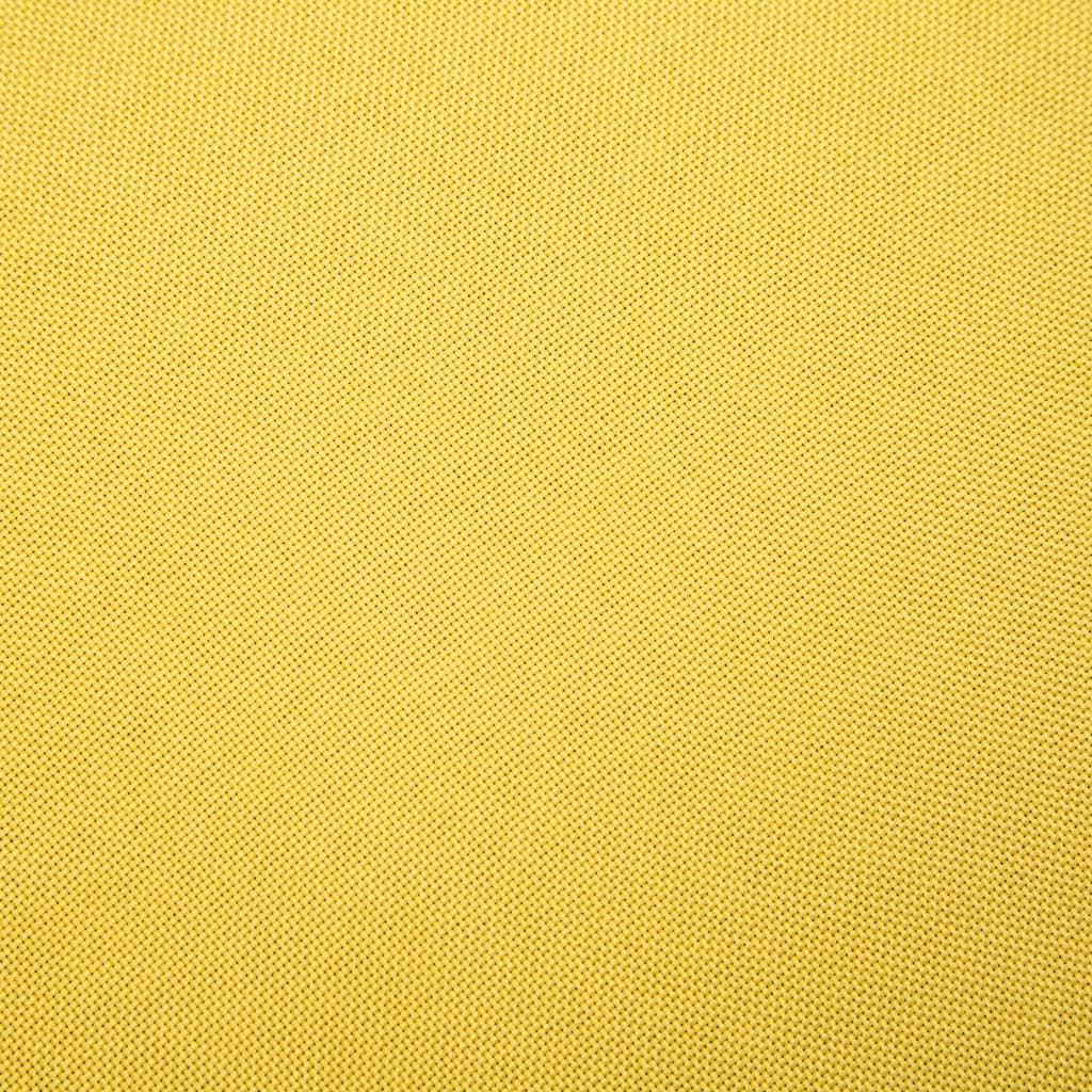 vidaXL 2-Sitzer-Sofa Stoff Gelb
