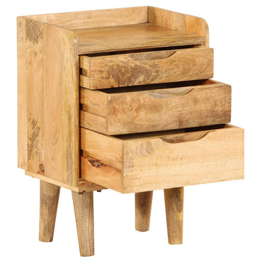vidaXL Table de chevet Bois de manguier massif 40x30x59,5 cm