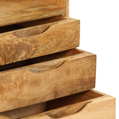 vidaXL Table de chevet Bois de manguier massif 40x30x59,5 cm