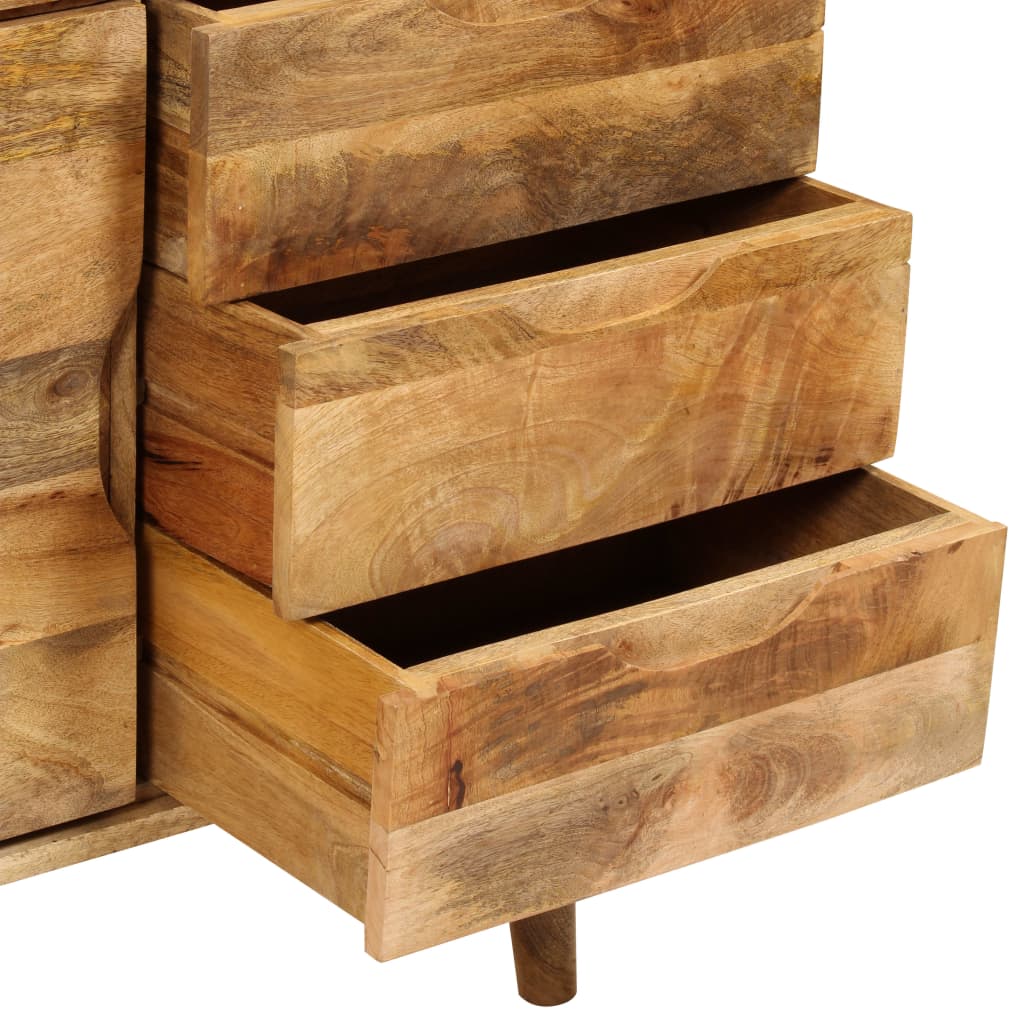 vidaXL Sideboard Massivholz Mango 90x30x69 cm