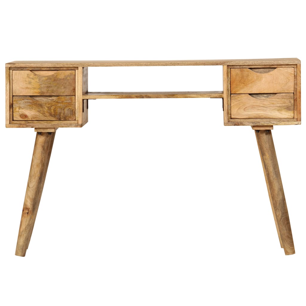 vidaXL Schreibtisch Massivholz Mango 115×47×76 cm