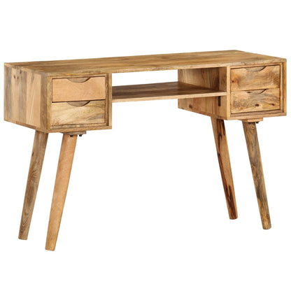 vidaXL Schreibtisch Massivholz Mango 115×47×76 cm