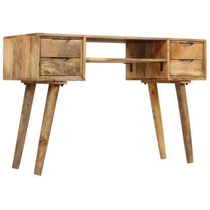 vidaXL Schreibtisch Massivholz Mango 115×47×76 cm