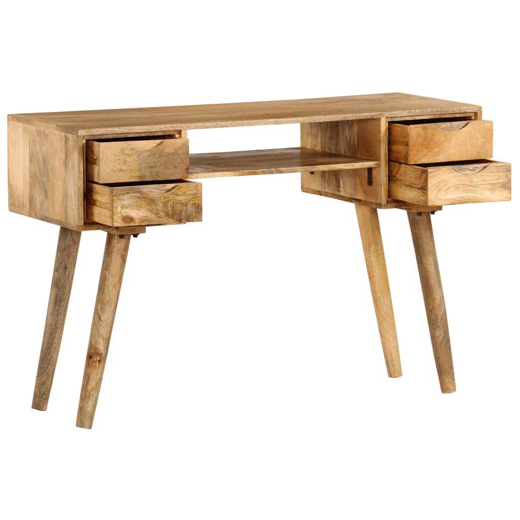 vidaXL Schreibtisch Massivholz Mango 115×47×76 cm