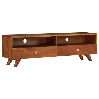 vidaXL Meuble TV bois de récupération massif 140x30x40 cm
