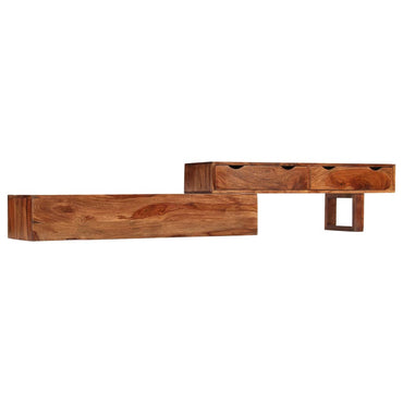 Meuble TV vidaXL 200x30x35 cm Bois d'acacia massif