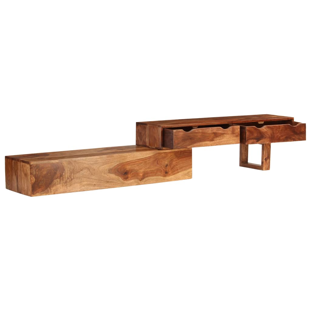 Meuble TV vidaXL 200x30x35 cm Bois d'acacia massif