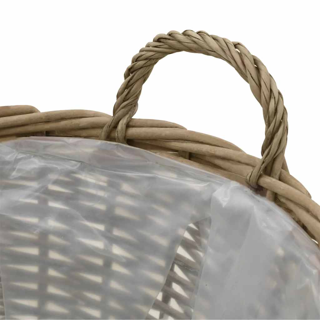 vidaXL Carré potager 4 pcs. en saule avec doublure PE