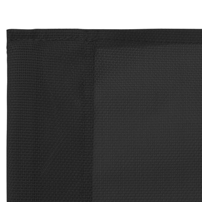 vidaXL Ensemble de meubles de jardin 4 pcs Tissu et acier Noir