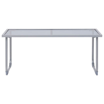 vidaXL Ensemble de jardin 4 pcs Tissu et acier Crème