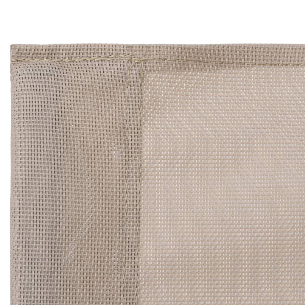 vidaXL Ensemble de jardin 4 pcs Tissu et acier Crème