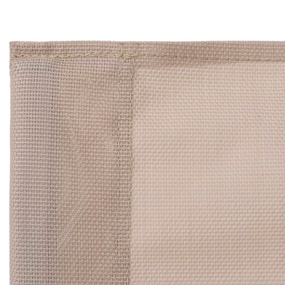 vidaXL Ensemble de jardin 4 pcs Tissu et acier Crème
