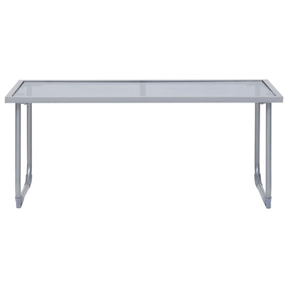 vidaXL 4-tlg. Garten-Lounge-Set Stoff und Stahl Taupe