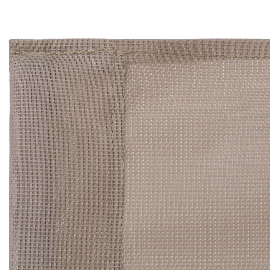 vidaXL 4-tlg. Garten-Lounge-Set Stoff und Stahl Taupe