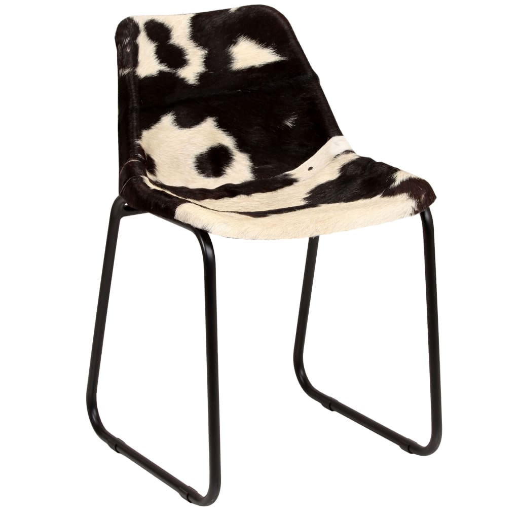 vidaXL Esszimmerstühle 6 Stk. Echtes Ziegenleder