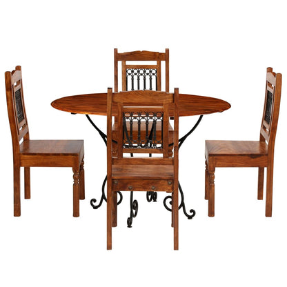 vidaXL Ensemble de salle à manger 5 pcs Bois d'acacia massif