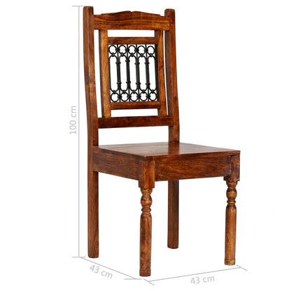 vidaXL Salle à manger 7 pcs Bois d'acacia massif