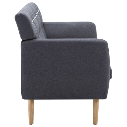 vidaXL 3-Sitzer-Sofa Stoff 172x70x82 cm Dunkelgrau