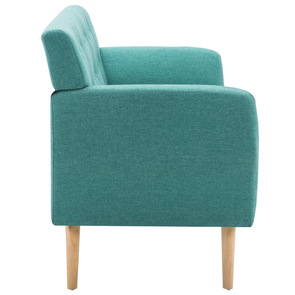 vidaXL 3-Sitzer-Sofa Stoff 172x70x82 cm Grün