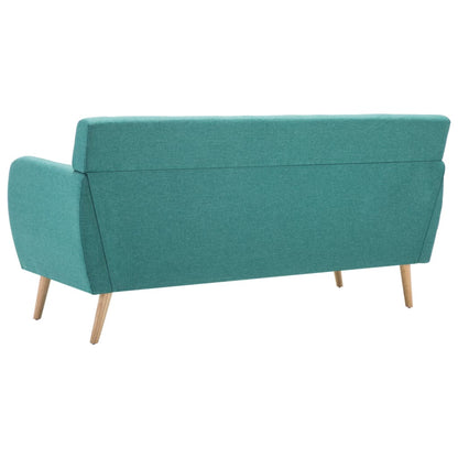 vidaXL 3-Sitzer-Sofa Stoff 172x70x82 cm Grün