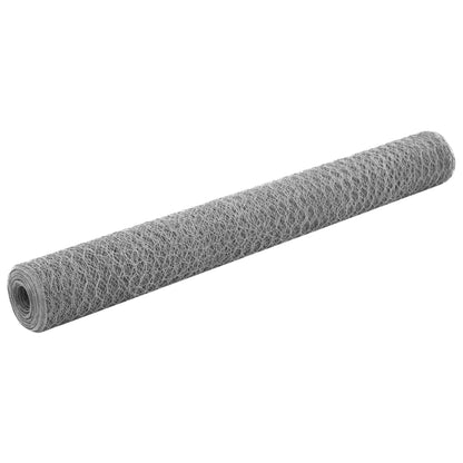 vidaXL Clôture en fil de fer Acier galvanisé 25x1,2 m Argenté