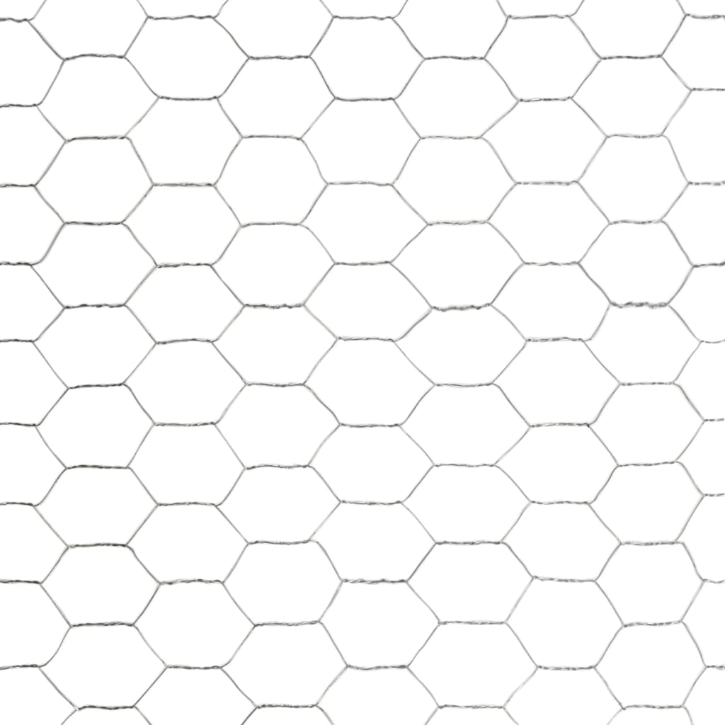 vidaXL Clôture en fil de fer Acier galvanisé 25x1,2 m Argenté