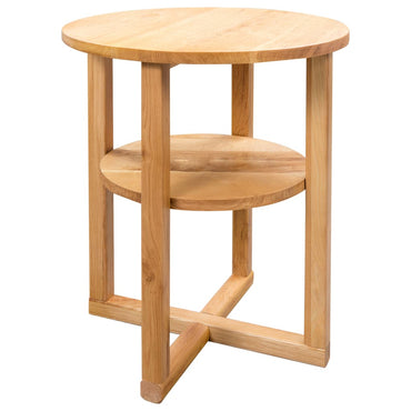vidaXL Beistelltisch 40×50 cm Massivholz Eiche
