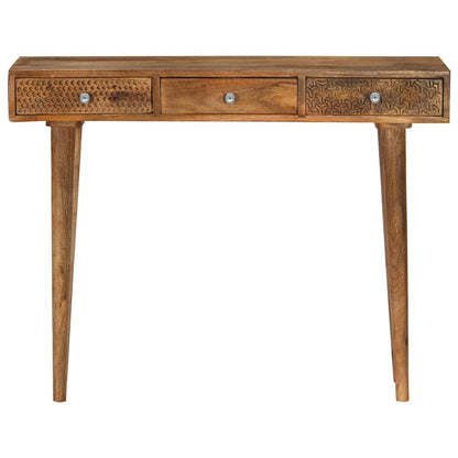 vidaXL Konsolentisch Mangoholz Massiv 102 x 30 x 79 cm