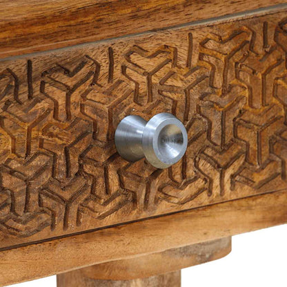 vidaXL Konsolentisch Mangoholz Massiv 102 x 30 x 79 cm
