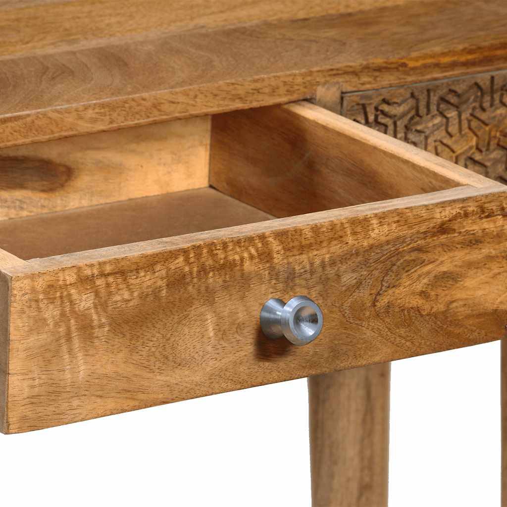 vidaXL Konsolentisch Mangoholz Massiv 102 x 30 x 79 cm