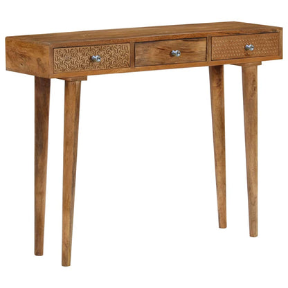 vidaXL Konsolentisch Mangoholz Massiv 102 x 30 x 79 cm