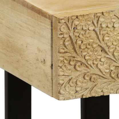 vidaXL Console en bois de manguier massif 102x30x79 cm