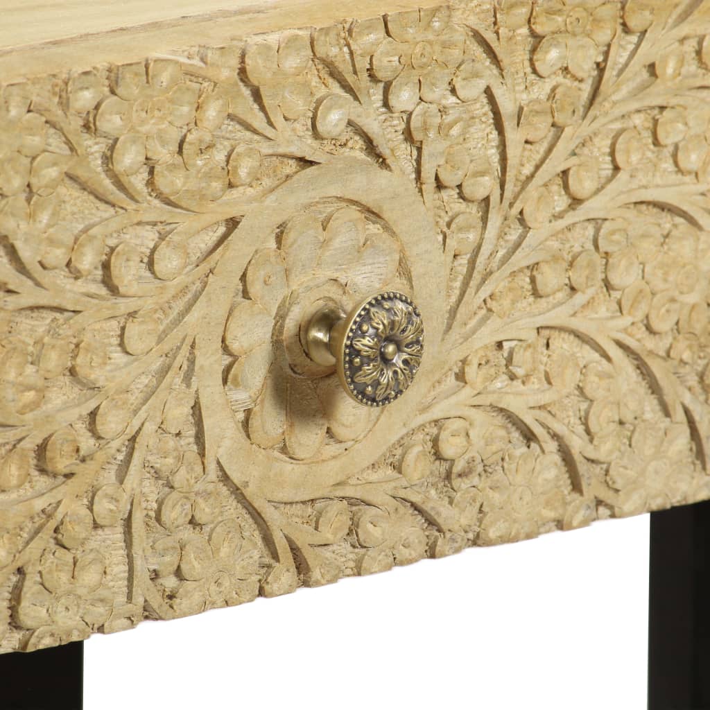 vidaXL Console en bois de manguier massif 102x30x79 cm