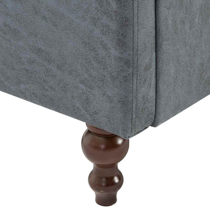 vidaXL Sessel Grau Stoff