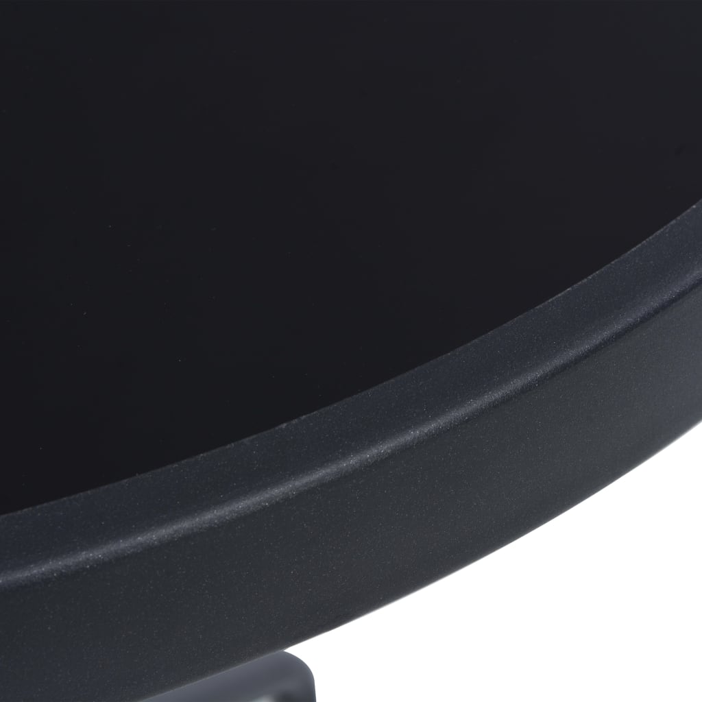vidaXL 5-tlg. Garten-Essgruppe Aluminium und Textilene Schwarz