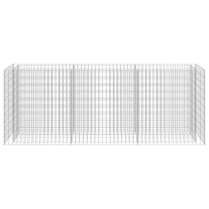 vidaXL Gabionen-Hochbeet Verzinkter Stahl 270×50×100 cm