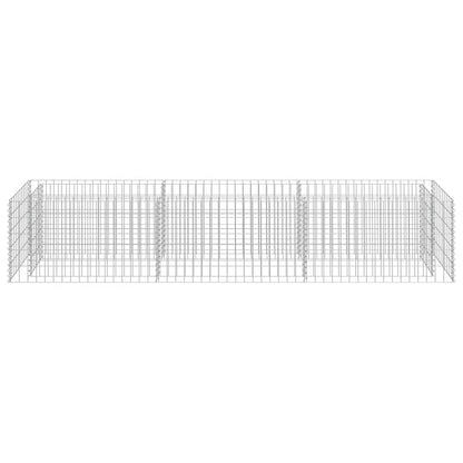 vidaXL Gabionen-Hochbeet Verzinkter Stahl 270×50×50 cm