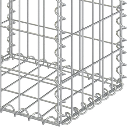 vidaXL Paniers de gabions 2 pcs Acier galvanisé 30x30x40 cm
