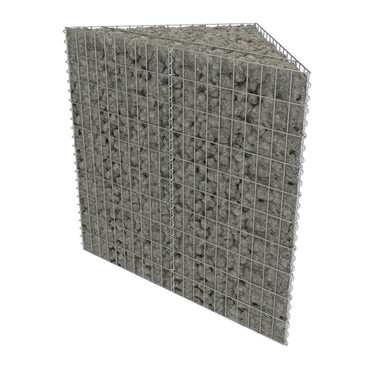 vidaXL Carré potager en gabion Acier galvanisé 75×75×100 cm