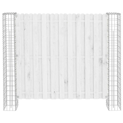 vidaXL Zaunpfosten 2 pcs Silber 20 x 20 x 190 cm Metall