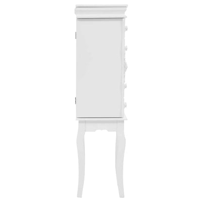 vidaXL Schmuckschrank Weiß